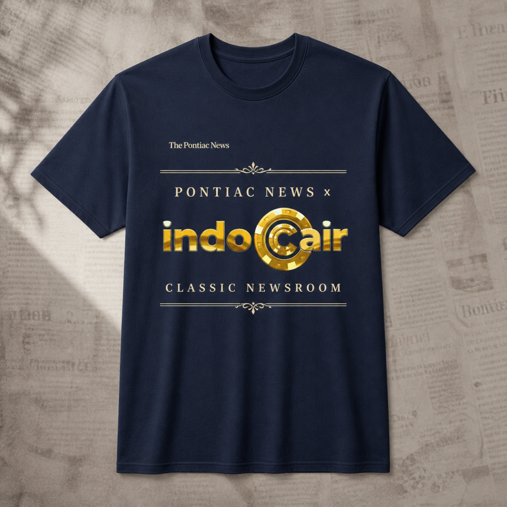 The Pontiac News dan IndoCair Classic Newsroom T-shirt