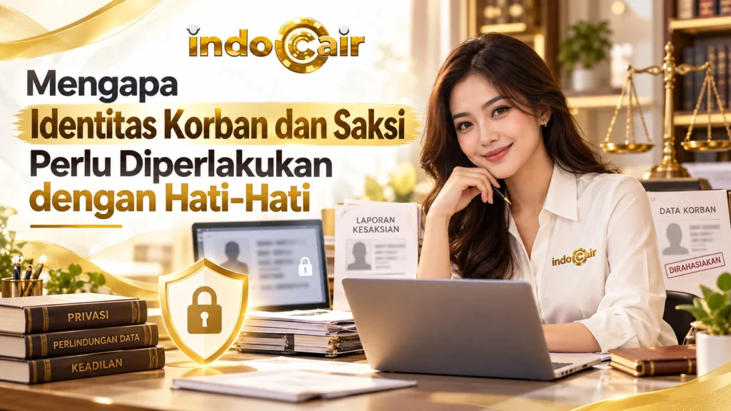 Mengapa identitas korban dan saksi perlu diperlakukan dengan hati-hati